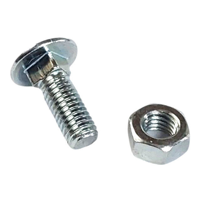 BOLT FOOT BOARD CARRIEGE WITH NUT MF STY 3039