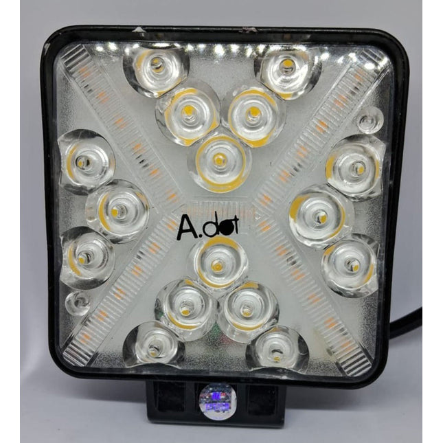 16 X-DRL LED SQUARE LIGHT METAL HEAVY BODY LED-230