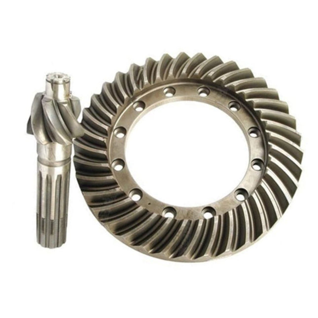 CROWN WHEEL & PINION MF 245 LONG PINION HELICAUL CUT 12" (6 X 37 TEETH) STY 1753