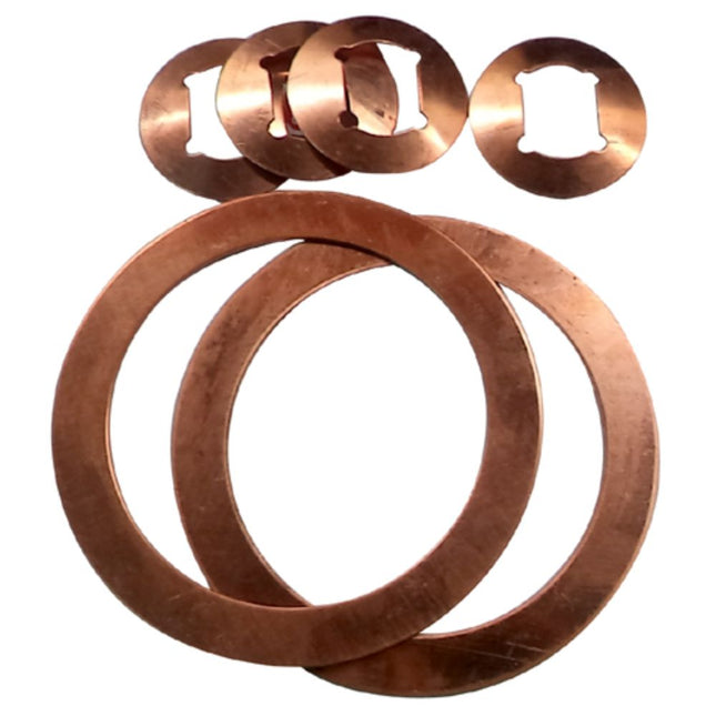 STD BEVEL WASHER SET MF 241 NOTCHED TYPE COPPER (SET OF 6 PC) STY 1857