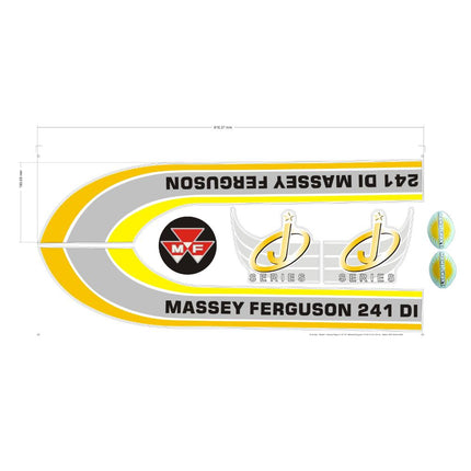 SQ EMBLEM STICKER SET MF 241 J-SERIES MAHASHAKTI (SET OF 7 PC) STY 27532