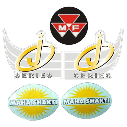 STICKER SET MF J-SERIES, ROUND & MAHASHAKTI (SET OF 5 PC) STY 27534