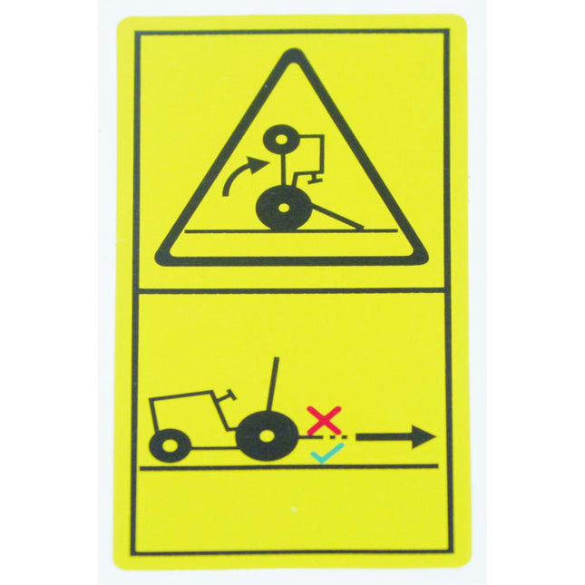 EMBLEM STICKER CAUTION HITCH STY 27630