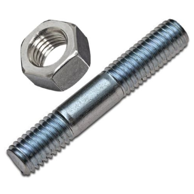 STUD FOOT REST WITH NUT MF 1035 SMALL 2" WITH TVS NUT STY 3523