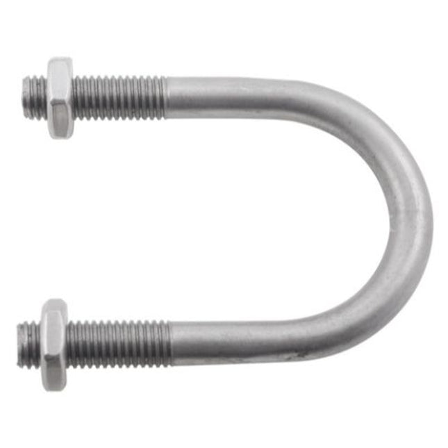 MUD GUARD U BOLT WITH NUT MF 241 THICK    12 MM LONG    EXTRA LONG STY 4020