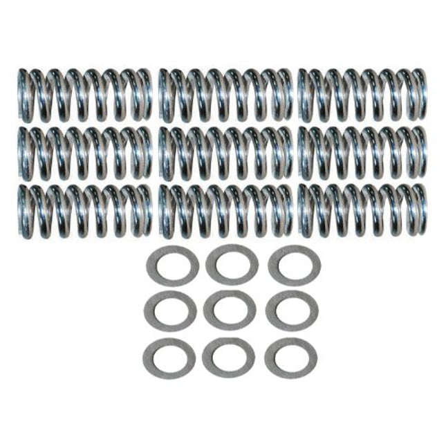 SPRING PRESSURE PLATE MAHAN (SET OF 9 PC)    WITH FIBER WASHERS STY 4266