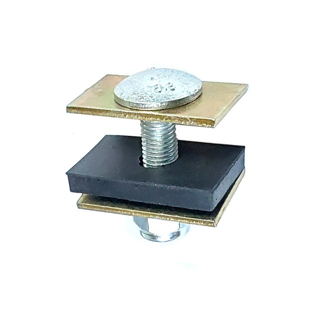 BOLT & NUT RADIATOR BASE WITH 2 SQUARE PLATES & 1 RUBBER PAD STY 27581