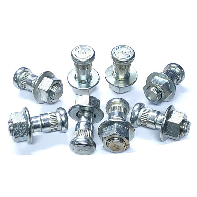 O.E. REAR WHEEL BOLT & NUT KIT TAFE 241 [M16 X 50 WITH COLLAR NUT] SET OF EIGHT  STY 1586