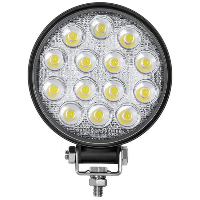 14 LED ROUND LIGHT METAL HEAVY BODY 12-24V COMMON LED-222