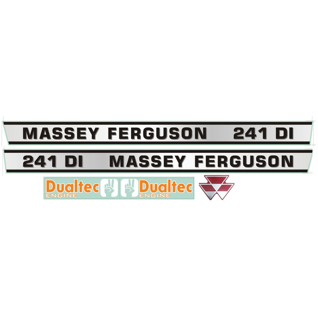 SQ EMBLEM STICKER SET TAFE 241 WITH DUELTECH & TRANGULAR DOME STY 27615